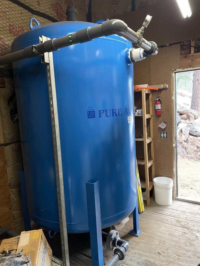 New Sand Filter Installed